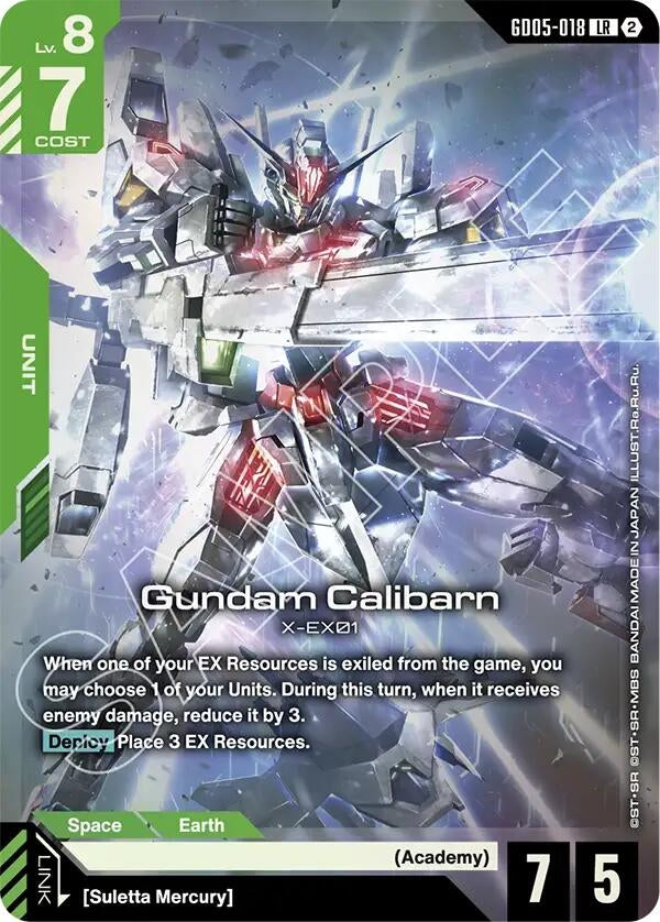 Image for Gundam Calibarn (GD05-018) (Freedom Ascension) (GD05) - Gundam Card Game