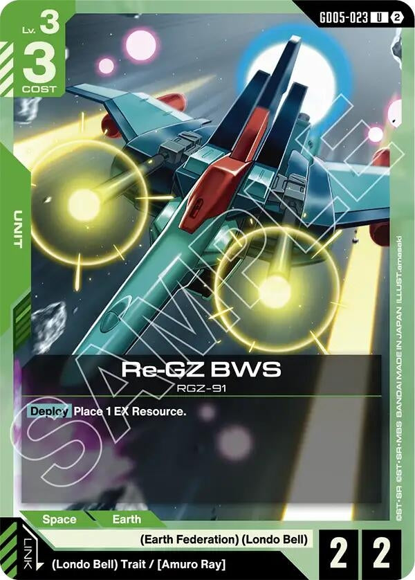 Image for Re-GZ BWS (GD05-023) (Freedom Ascension) (GD05) - Gundam Card Game