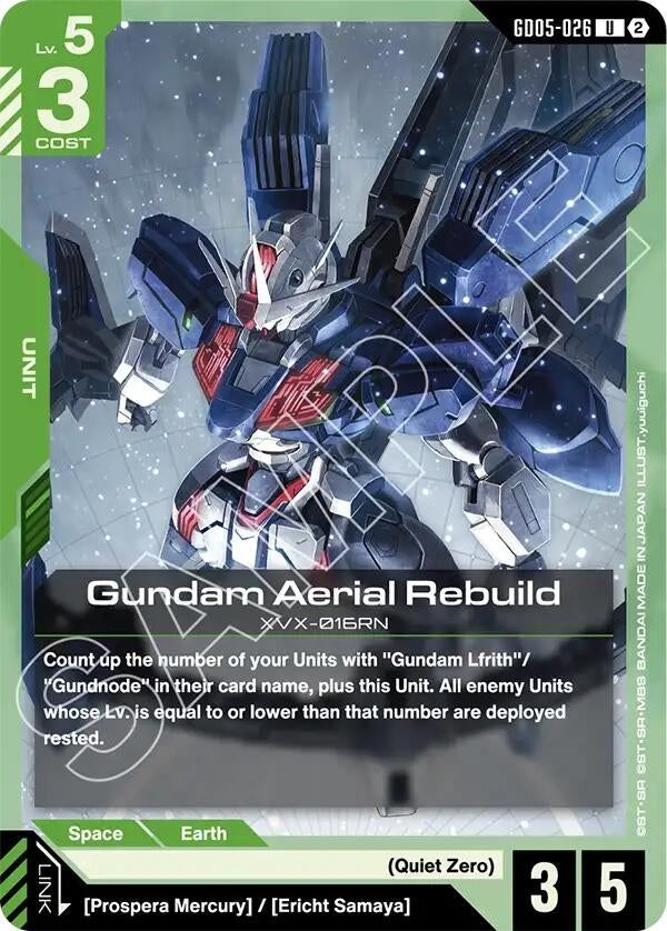 Image for Gundam Aerial Rebuild (GD05-026) (Freedom Ascension) (GD05) - Gundam Card Game