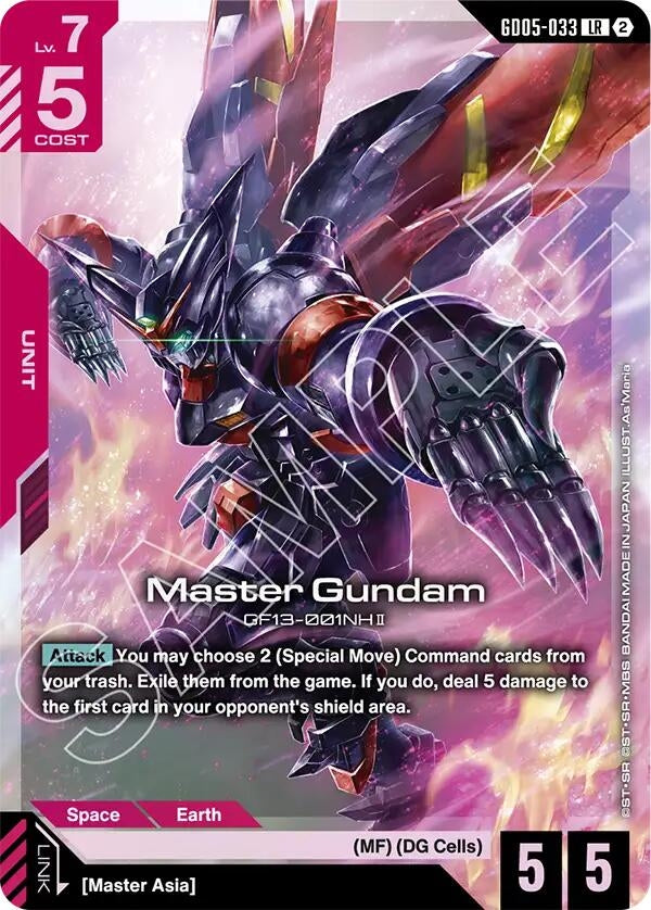 Image for Master Gundam (GD05-033) (Freedom Ascension) (GD05) - Gundam Card Game