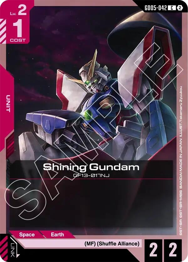 Image for Shining Gundam (GD05-042) (GD05-042) (Freedom Ascension) (GD05) - Gundam Card Game