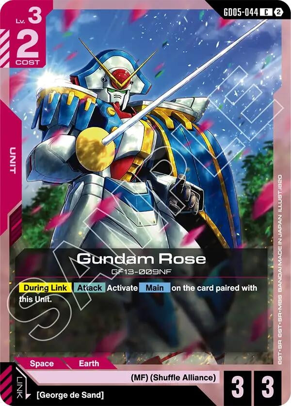 Image for Gundam Rose (GD05-044) (Freedom Ascension) (GD05) - Gundam Card Game