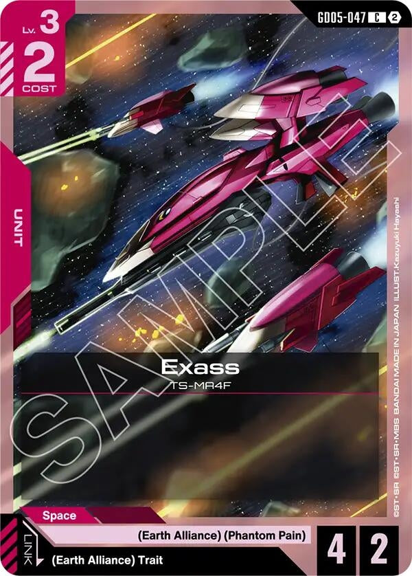 Image for Exass (GD05-047) (Freedom Ascension) (GD05) - Gundam Card Game
