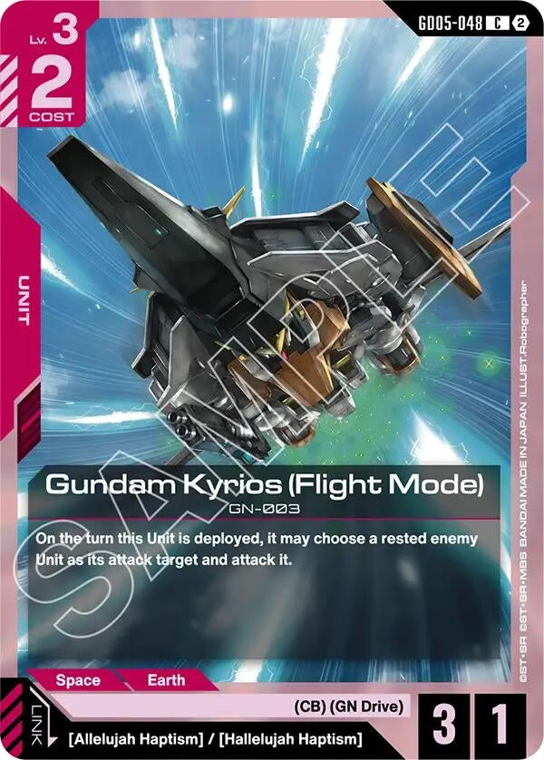 Image for Gundam Kyrios (Flight Mode) (GD05-048) (Freedom Ascension) (GD05) - Gundam Card Game