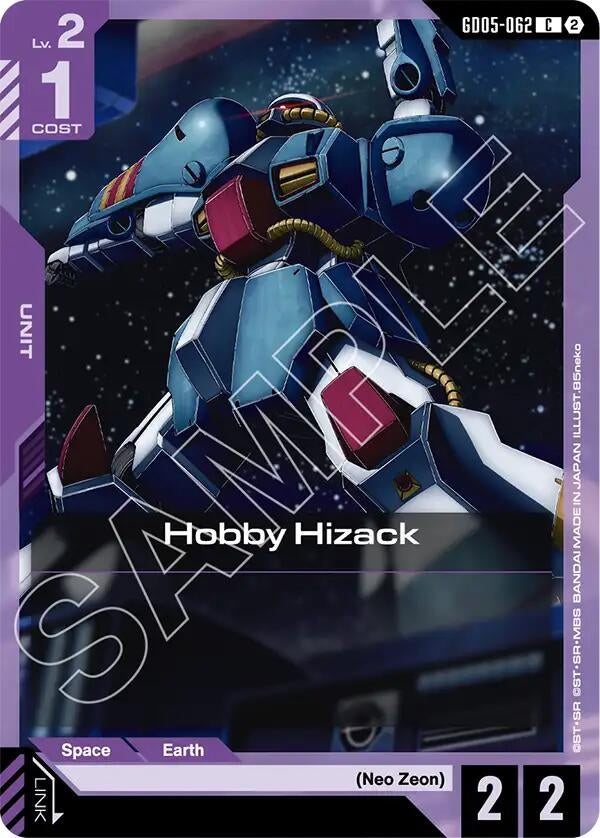 Image for Hobby Hizack (GD05-062) (Freedom Ascension) (GD05) - Gundam Card Game