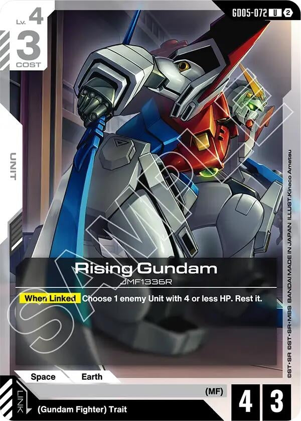 Image for Rising Gundam (GD05-072) (Freedom Ascension) (GD05) - Gundam Card Game