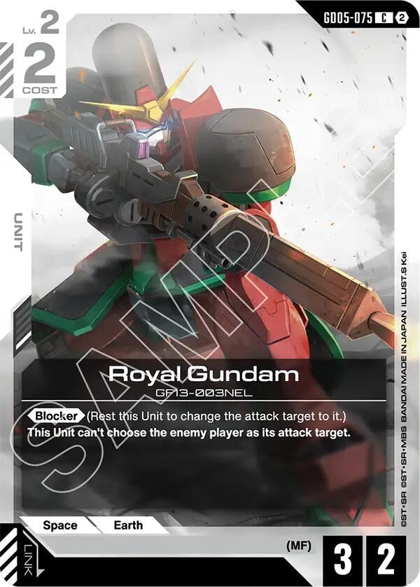 Image for Royal Gundam (GD05-075) (Freedom Ascension) (GD05) - Gundam Card Game
