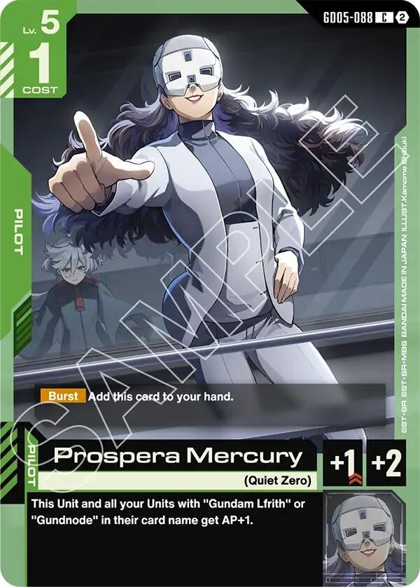 Image for Prospera Mercury (GD05-088) (Freedom Ascension) (GD05) - Gundam Card Game