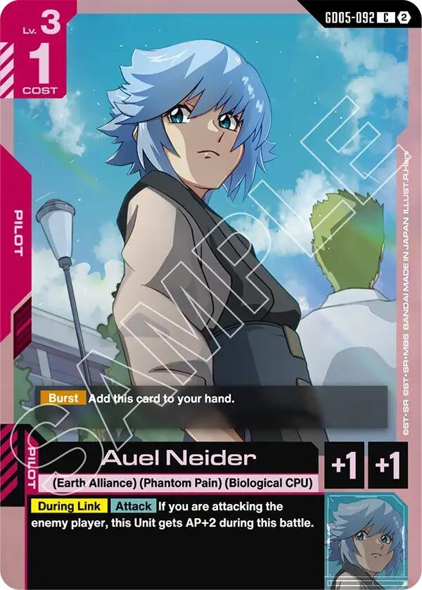 Image for Auel Neider (GD05-092) (Freedom Ascension) (GD05) - Gundam Card Game