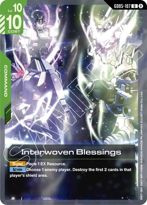 Image for Interwoven Blessings (GD05-107) (Freedom Ascension) (GD05) - Gundam Card Game