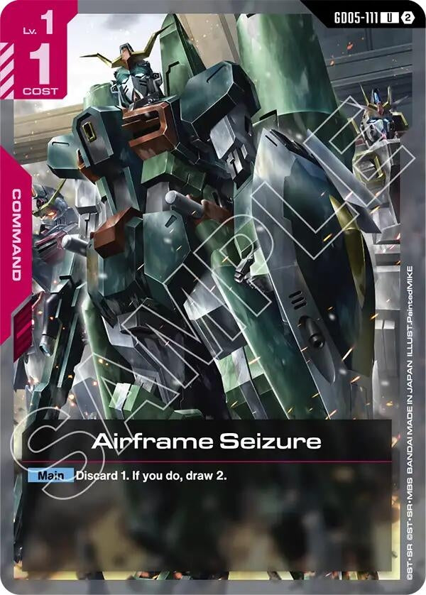 Image for Airframe Seizure (GD05-111) (Freedom Ascension) (GD05) - Gundam Card Game