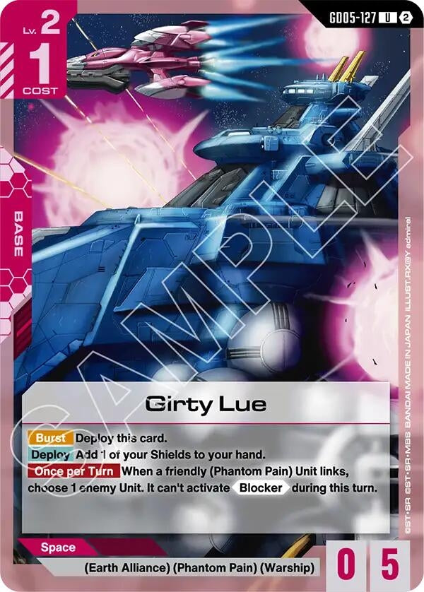 Image for Girty Lue (GD05-127) (Freedom Ascension) (GD05) - Gundam Card Game