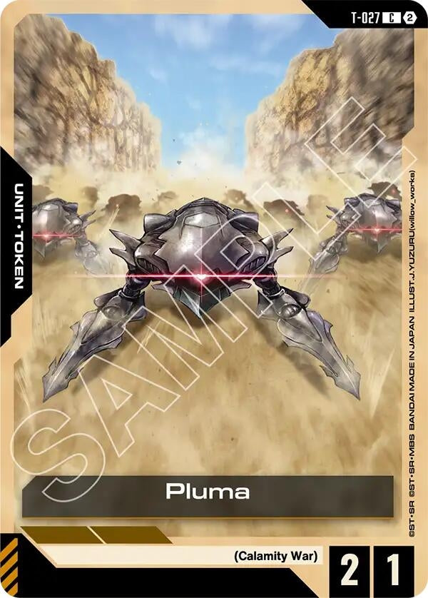 Image for Pluma (T-027) Token (T-027) (Freedom Ascension) (GD05) - Gundam Card Game