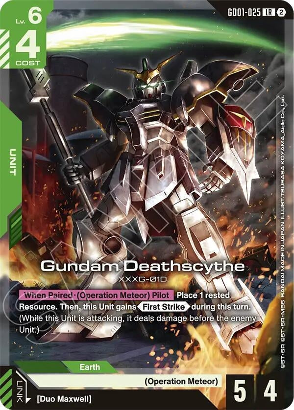 Image for Gundam Deathscythe (GD01-025) (Deck Build Box Freedom Ascension) (SC01) - Gundam Card Game
