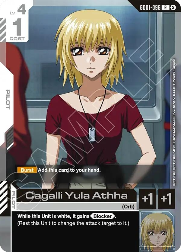 Image for Cagalli Yula Athha (GD01-096) (Deck Build Box Freedom Ascension) (SC01) - Gundam Card Game