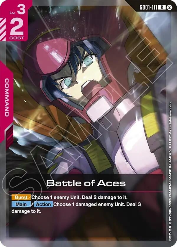 Image for Battle of Aces (GD01-111) (Deck Build Box Freedom Ascension) (SC01) - Gundam Card Game