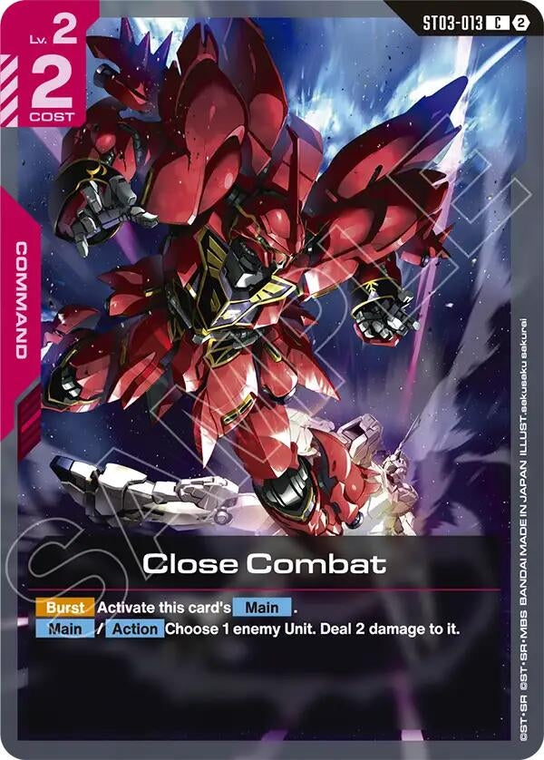 Image for Close Combat (ST03-013) (Deck Build Box Freedom Ascension) (SC01) - Gundam Card Game