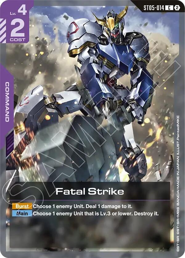Image for Fatal Strike (ST05-014) (Deck Build Box Freedom Ascension) (SC01) - Gundam Card Game