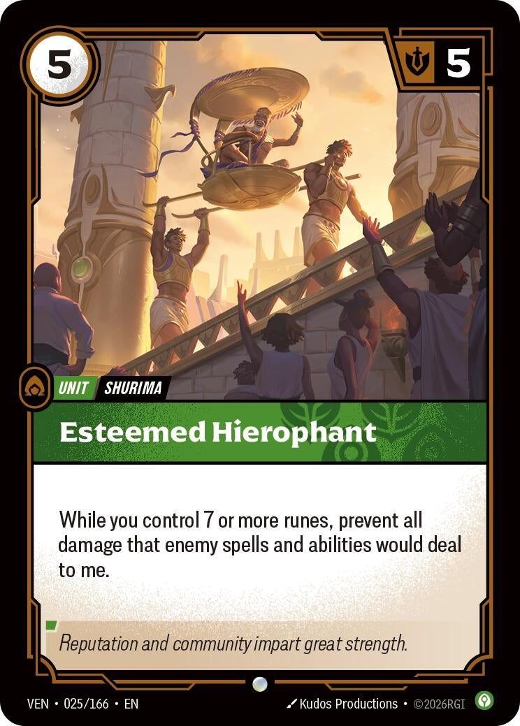 Esteemed Hierophant (025/166) (Vendetta)