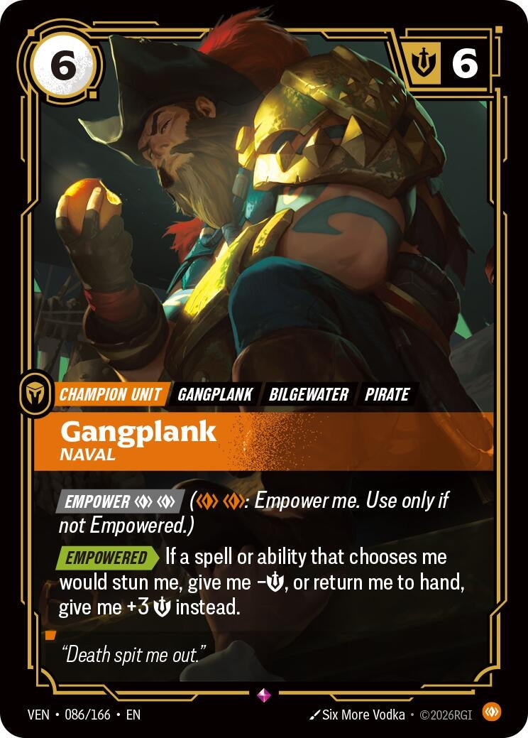 Gangplank - Naval (086/166) (Vendetta)