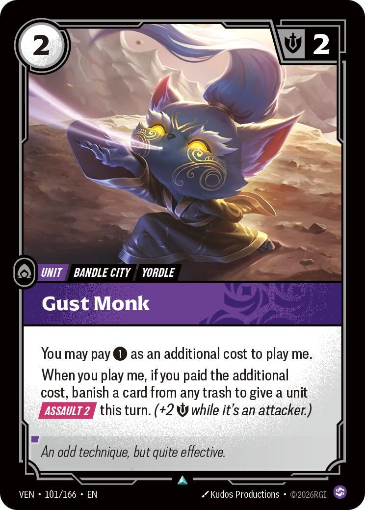 Gust Monk (101/166) (Vendetta)