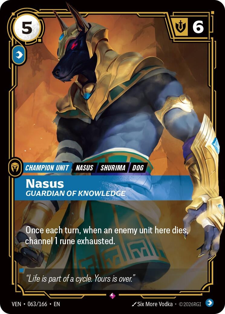 Nasus - Guardian of Knowledge (063/166) (Vendetta)