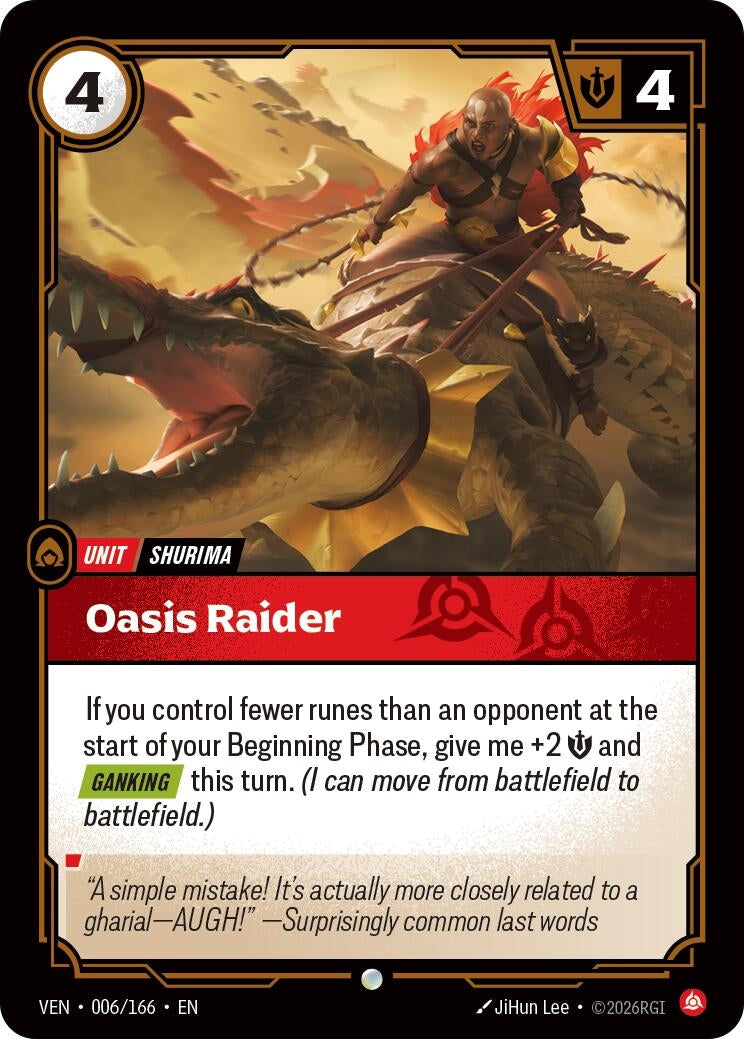 Oasis Raider (006/166) (Vendetta)