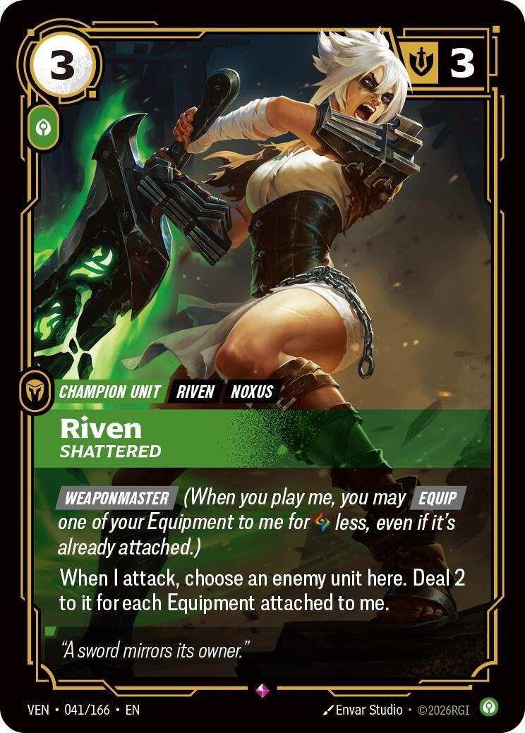 Riven - Shattered (041/166) (Vendetta)