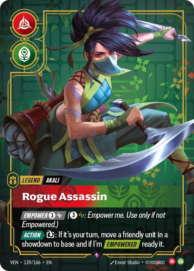 Akali - Rogue Assassin (139/166) (Vendetta)