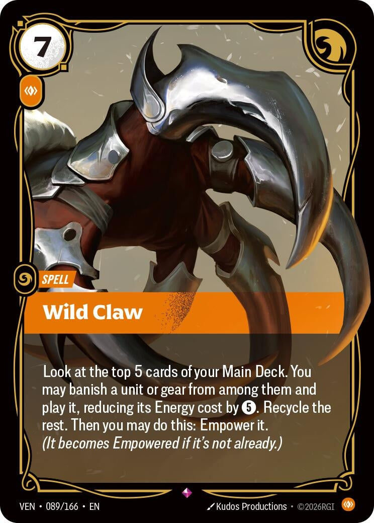 Wild Claw (089/166) (Vendetta)