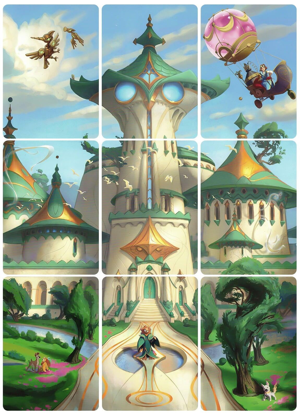 Image for Archazia's Island Puzzle Insert (Set of 9) (Version 1 of 2) (Archazia's Island) (7) - Disney Lorcana