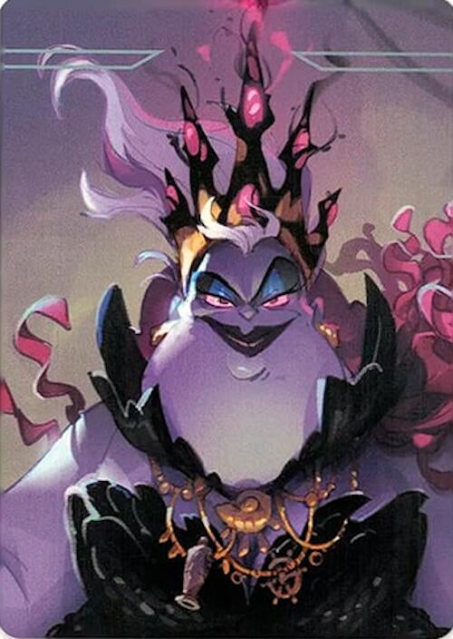 Image for Ursula - Sea Witch Queen Puzzle Insert (Top Middle) (Ursula's Return) (4) - Disney Lorcana