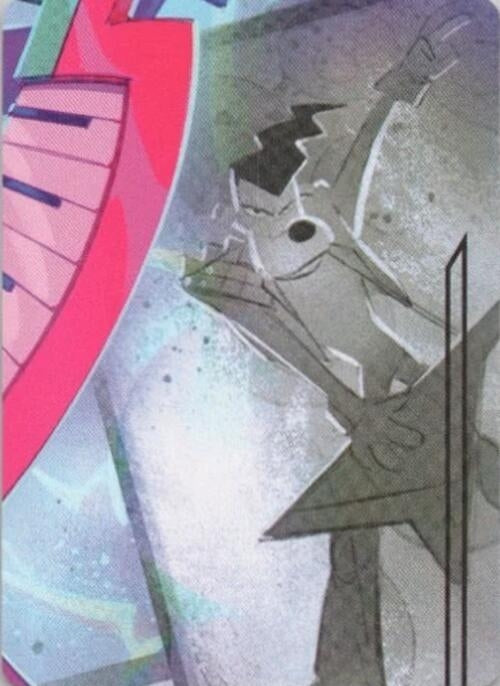 Image for Powerline - World's Greatest Rock Star Puzzle Insert (Middle Right) (Fabled) (9) - Disney Lorcana