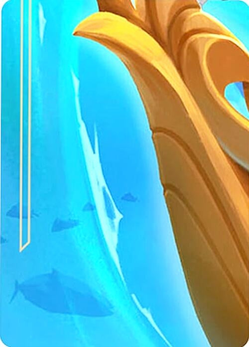 Image for Azurite Sea Puzzle Insert (Middle Left) (Azurite Sea) (6) - Disney Lorcana
