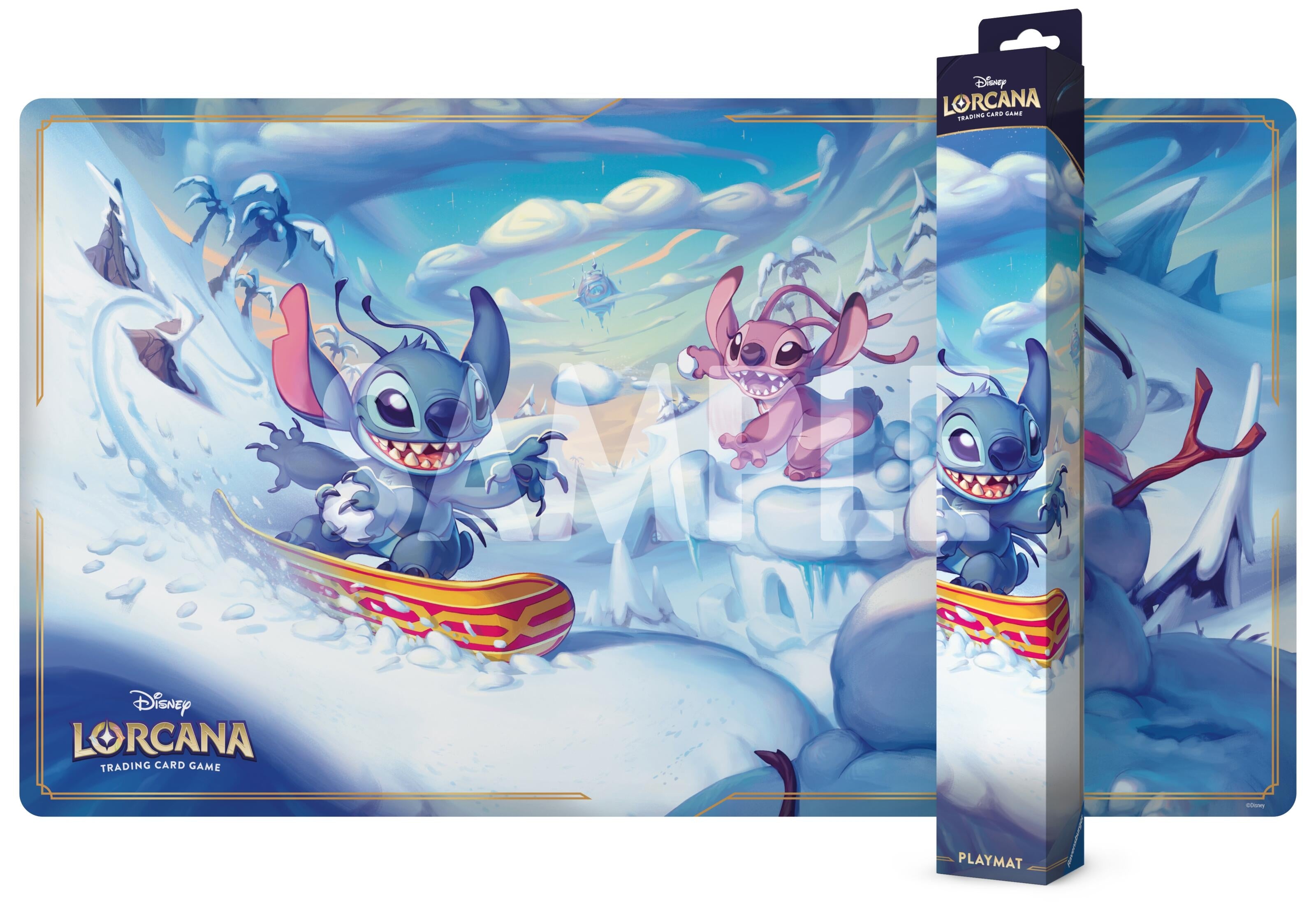 Image for Disney Lorcana: Stitch - Carefree Snowboarder Playmat - Playmats