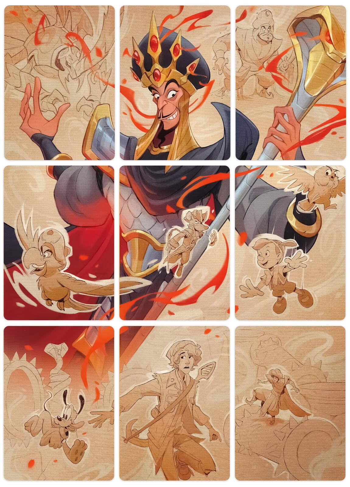 Image for Reign of Jafar Puzzle Insert (Set of 9) (Version 2 of 2) (Reign of Jafar) (8) - Disney Lorcana