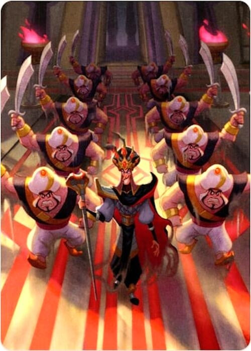 Image for Reign of Jafar Puzzle Insert (Version 1 of 2) (Bottom Middle) (Reign of Jafar) (8) - Disney Lorcana