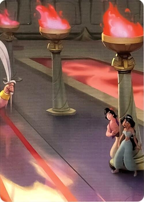 Image for Reign of Jafar Puzzle Insert (Version 1 of 2) (Bottom Right) (Reign of Jafar) (8) - Disney Lorcana