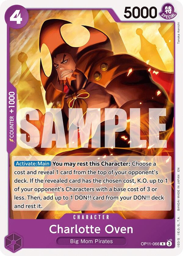 Image for Charlotte Oven (OP11-066) (Starter Deck 34: PURPLE Charlotte Katakuri) (ST-34) - One Piece Card Game