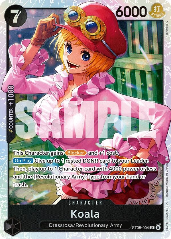 Image for Koala (ST35-004) (Starter Deck 35: RED/BLACK Sabo) (ST-35) - One Piece Card Game