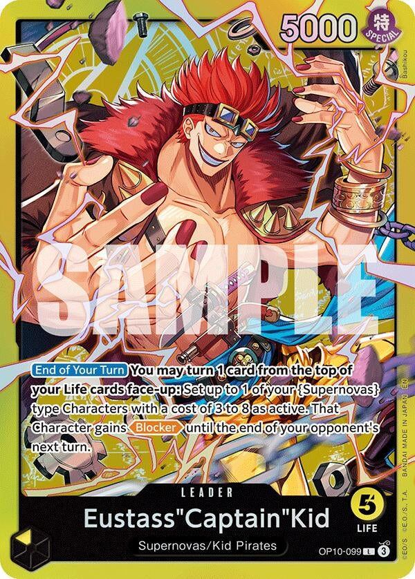 Image for Eustass"Captain"Kid (OP10-099) (OP10-099) (Starter Deck 36: YELLOW Eustass”Captain”Kid) (ST-36) - One Piece Card Game