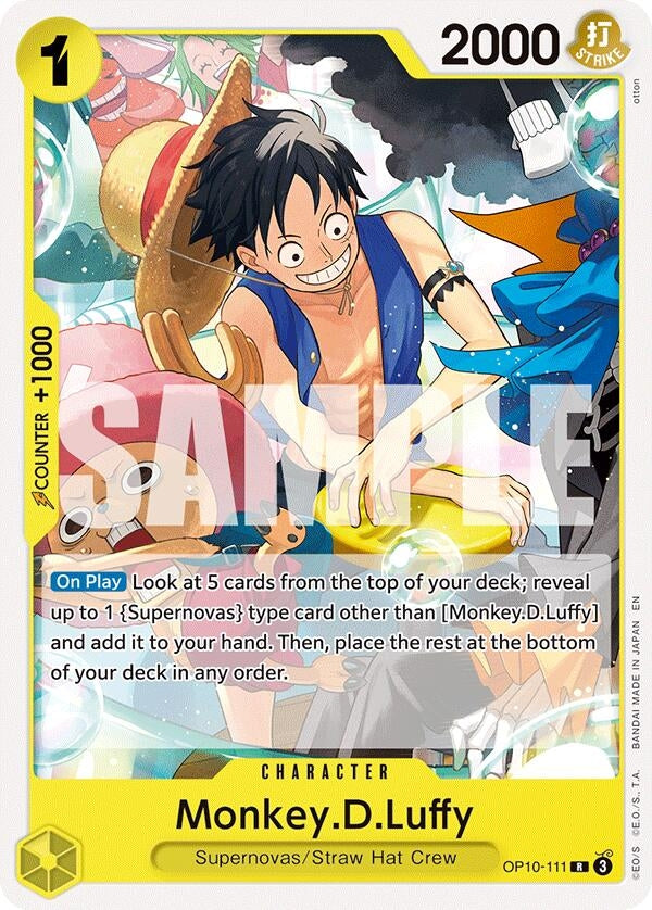 Image for Monkey.D.Luffy (OP10-111) (Starter Deck 36: YELLOW Eustass”Captain”Kid) (ST-36) - One Piece Card Game