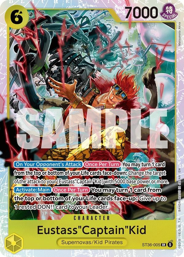 Image for Eustass"Captain"Kid (ST36-005) (ST36-005) (Starter Deck 36: YELLOW Eustass”Captain”Kid) (ST-36) - One Piece Card Game