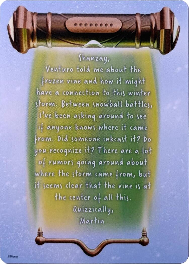 Image for Winterspell Lore Card (8 of 9) (Winterspell) (11) - Disney Lorcana