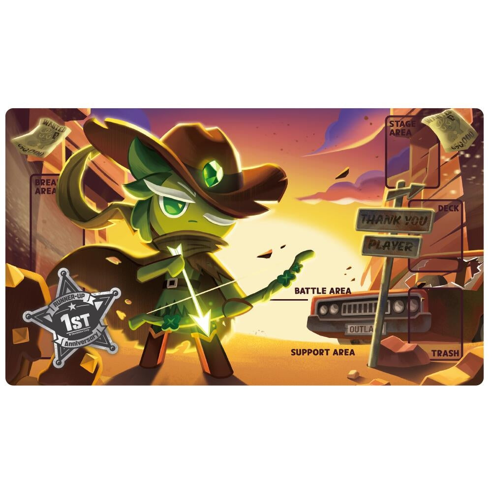Image for CookieRun: Braverse TCG Playmat [2026 NA 1st Anniversary Cup Wind Archer Cookie Playmat] (Runner-Up) - Playmats