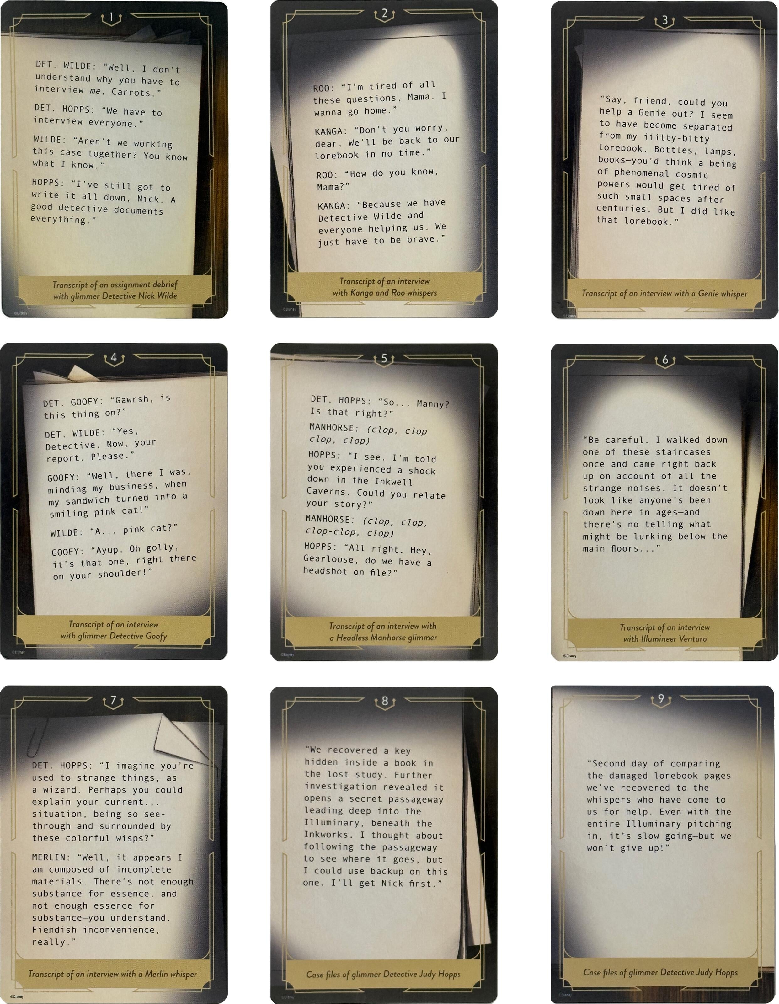 Image for Whispers in the Well Case File Cards (Set of 18) (Whispers in the Well) (10) - Disney Lorcana