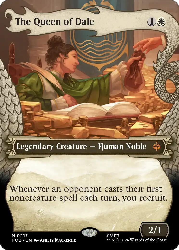 Image for The Queen of Dale (Showcase) (217) (The Hobbit) (HOB) - Magic: The Gathering