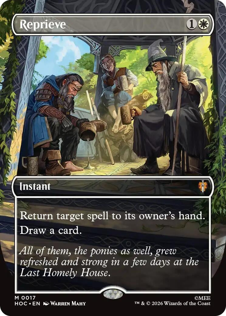 Image for Reprieve (Borderless) (17) (The Hobbit: Eternal-Legal) (HOC) - Magic: The Gathering