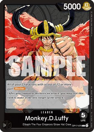 Monkey.D.Luffy (OP17-079) (The World's Strongest Warriors) (OP17)