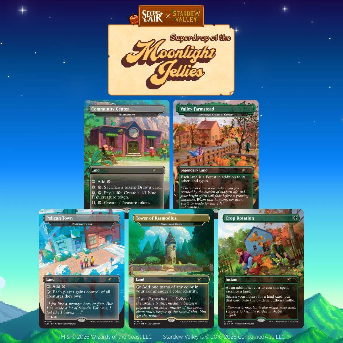 Image for Secret Lair Drop: Secret Lair x Stardew Valley: Life in Pelican Town - Non-Foil Edition - Magic: The Gathering